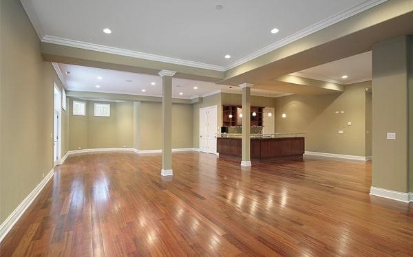 regular sweeping and occasional deep cleaning with a hardwood floor cleaner is the best way to maintain and clean hardwood flooring